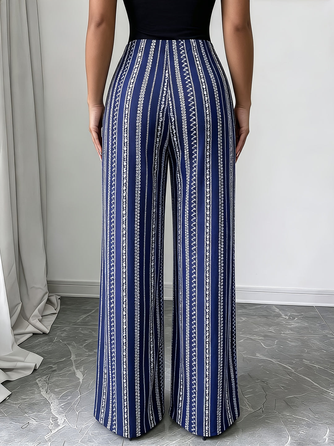 Ladies Wide Leg Trousers