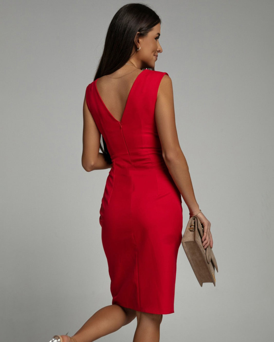 Adrienne™ — Elegant draped dress with a sculpting silhouette