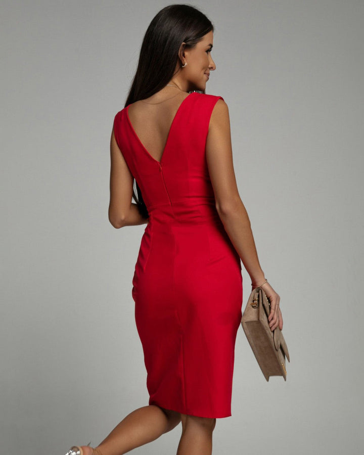 Adrienne™ — Elegant draped dress with a sculpting silhouette