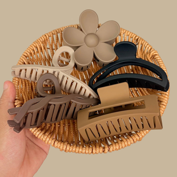 Set of 10 hair clips