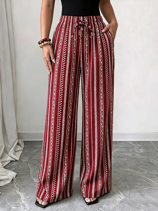 Ladies Wide Leg Trousers