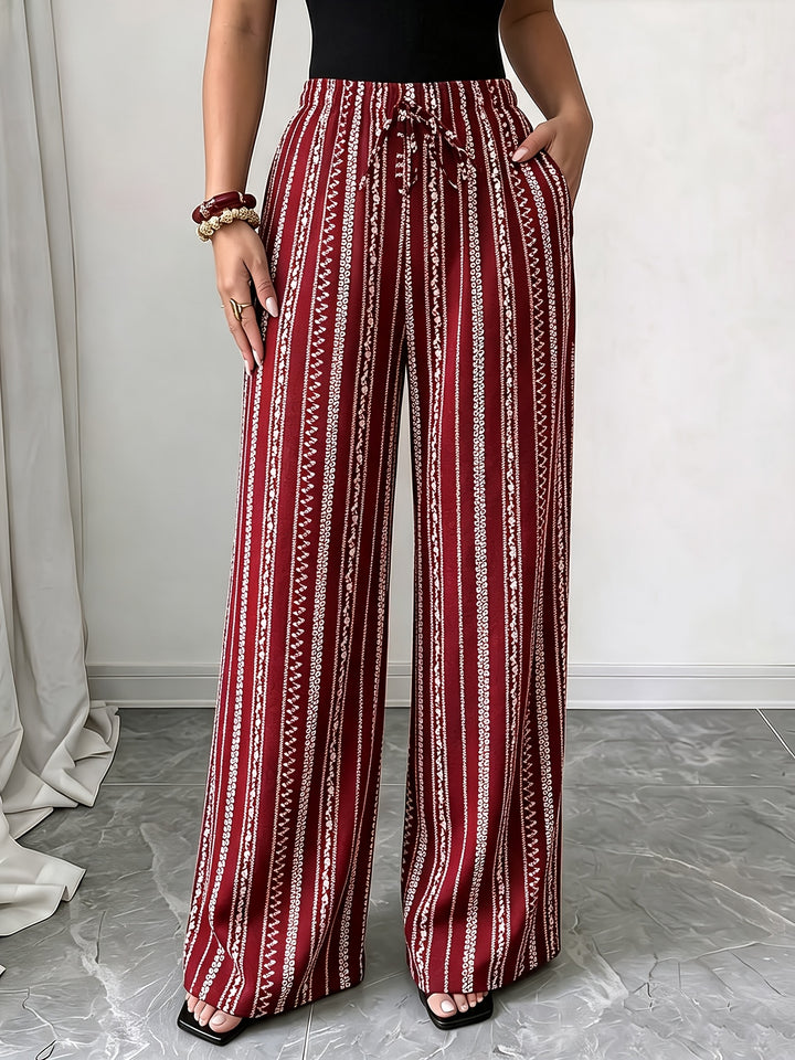 Ladies Wide Leg Trousers
