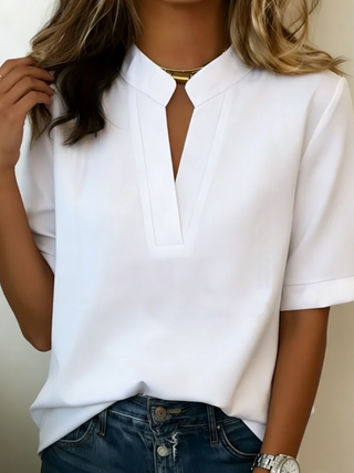 Élise — Elegant blouse with a refined collar