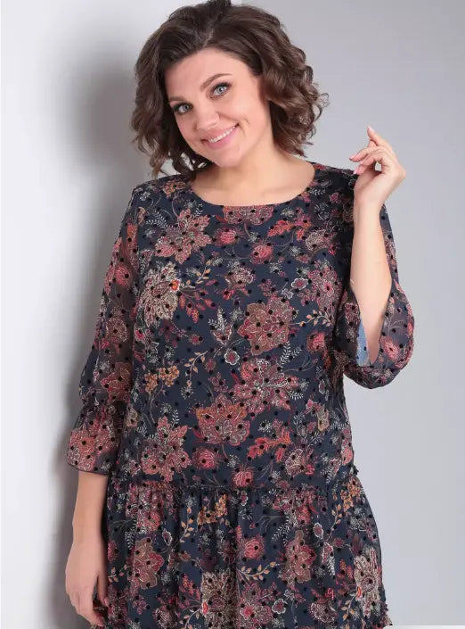 Oriane™ — Elegant floral dress with a timeless style