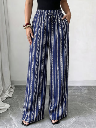 Ladies Wide Leg Trousers