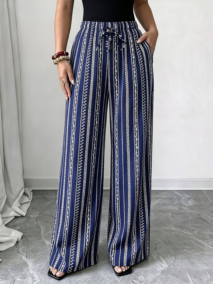 Ladies Wide Leg Trousers