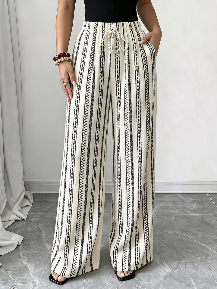 Ladies Wide Leg Trousers