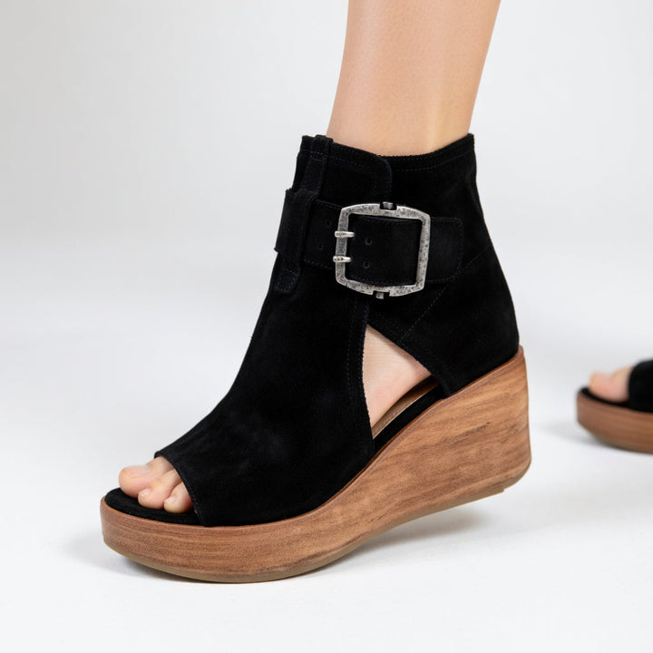 Orélisse™ — Modern style open wedge ankle boots