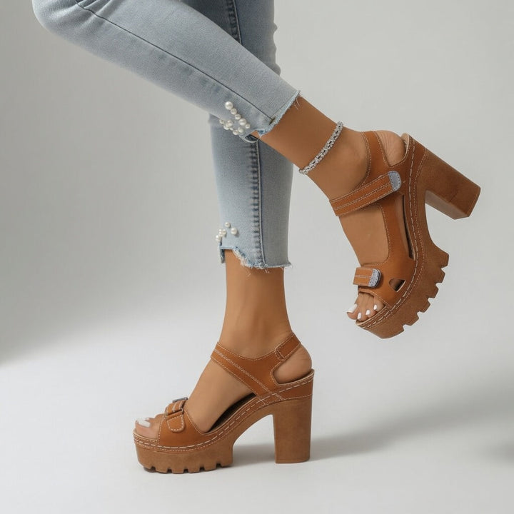 Célimène™ — Urban-style platform block heel sandal