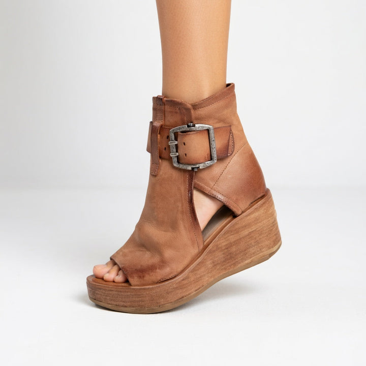 Orélisse™ — Modern style open wedge ankle boots