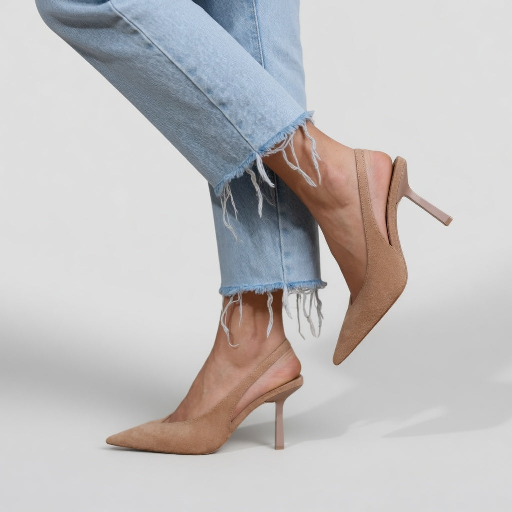 Élizabeth™ — Parisian elegance slingback pump with stiletto heel