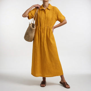 Lysandra™ — Flowy summer shirt dress