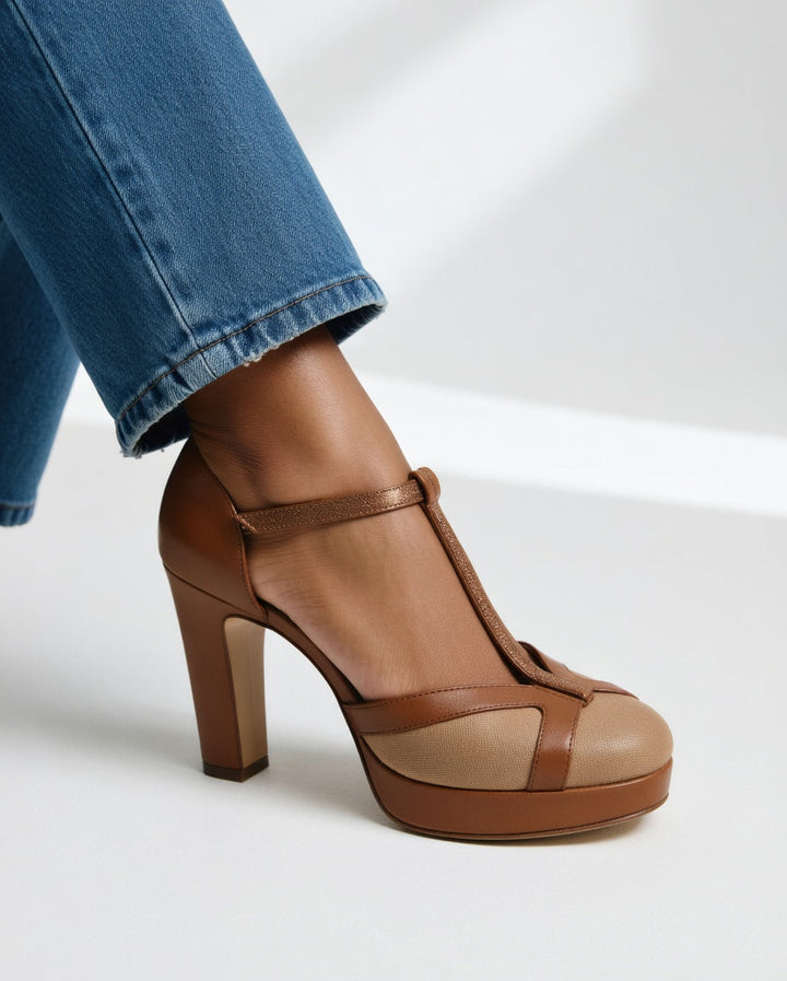 Maëlyne™ — Retro elegant pumps with ergonomic support
