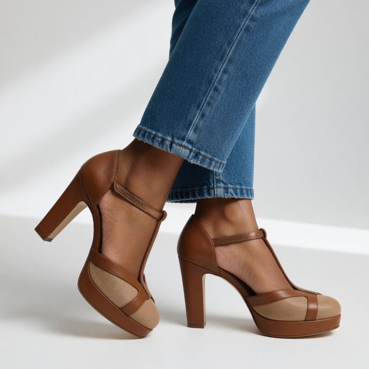 Maëlyne™ — Retro elegant pumps with ergonomic support