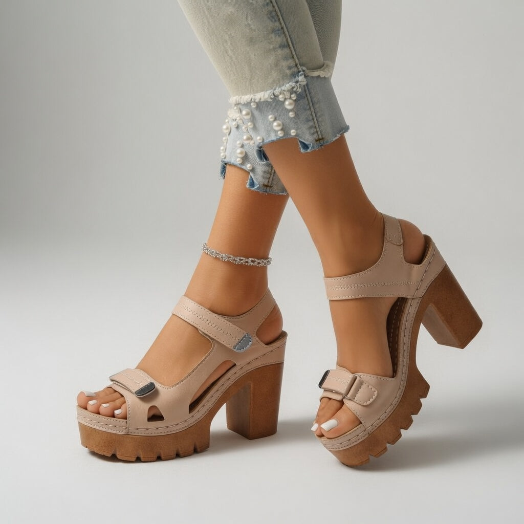Célimène™ — Urban-style platform block heel sandal
