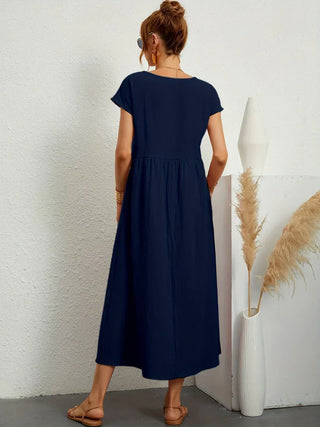 Gabrielle™ — Flowing midi dress, timeless elegance