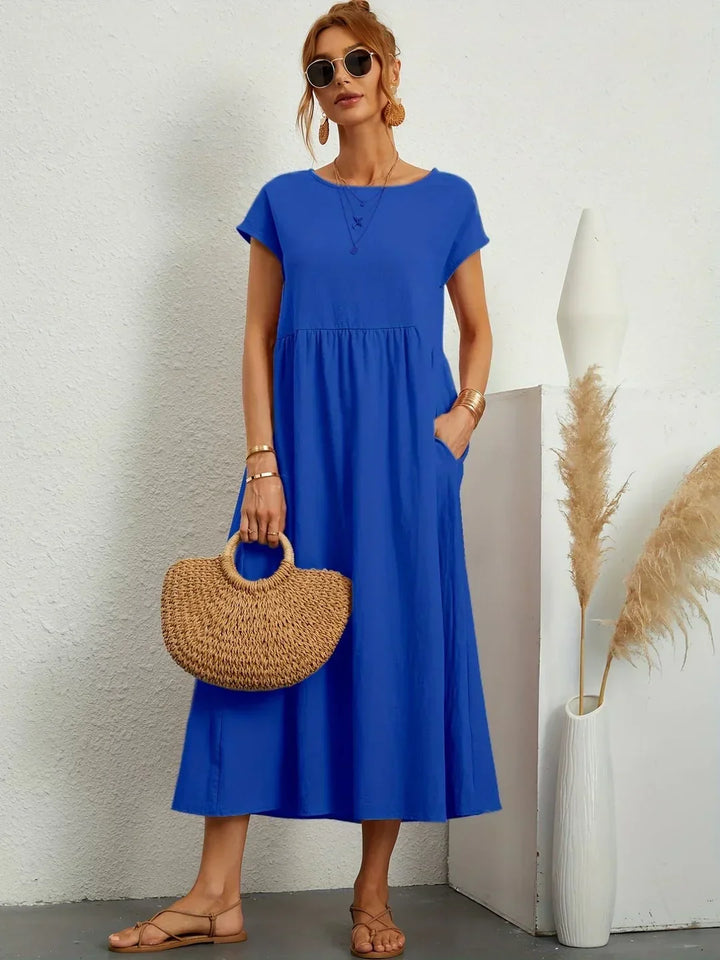 Gabrielle™ — Flowing midi dress, timeless elegance