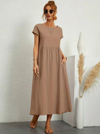 Gabrielle™ — Flowing midi dress, timeless elegance