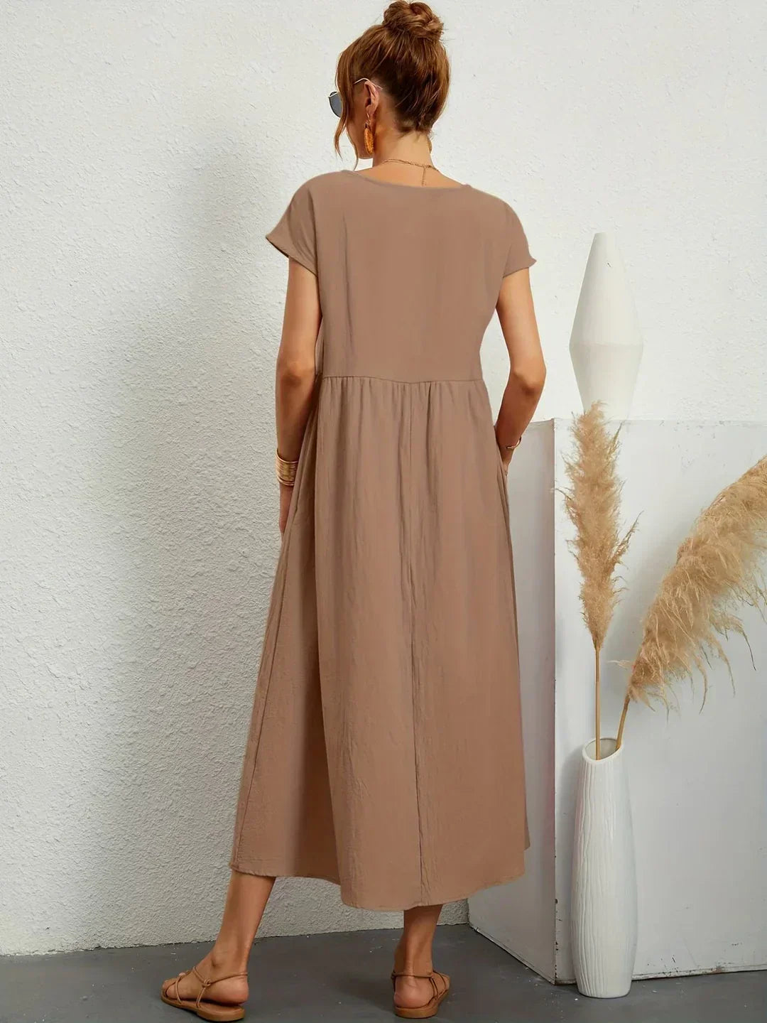 Gabrielle™ — Flowing midi dress, timeless elegance