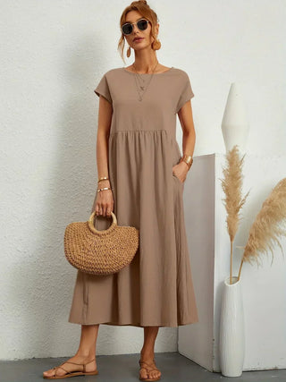 Gabrielle™ — Flowing midi dress, timeless elegance