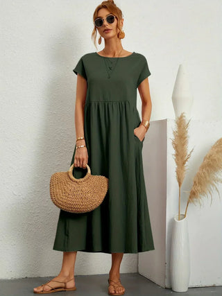 Gabrielle™ — Flowing midi dress, timeless elegance
