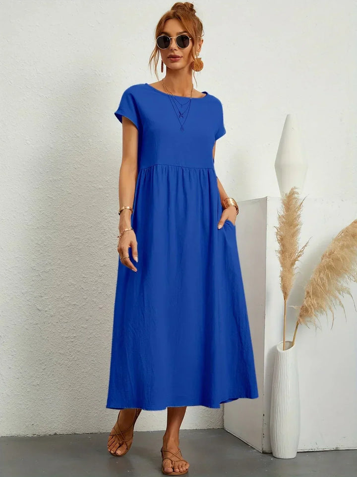 Gabrielle™ — Flowing midi dress, timeless elegance