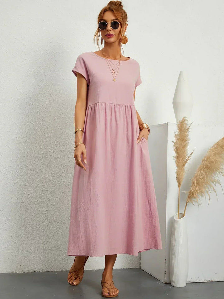 Gabrielle™ — Flowing midi dress, timeless elegance