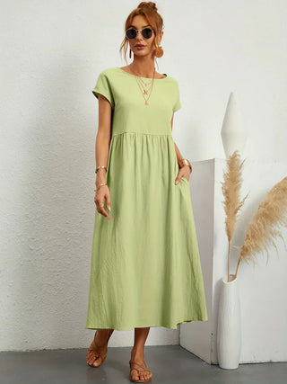 Gabrielle™ — Flowing midi dress, timeless elegance