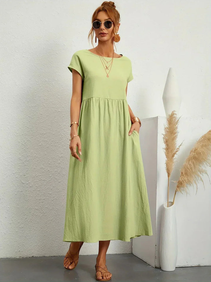 Gabrielle™ — Flowing midi dress, timeless elegance