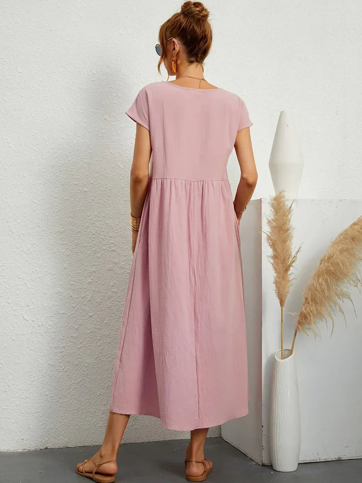 Gabrielle™ — Flowing midi dress, timeless elegance