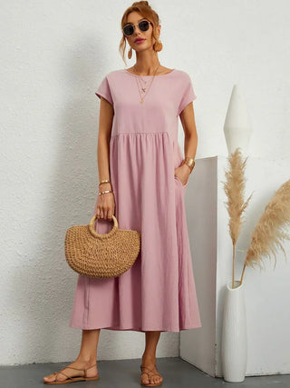 Gabrielle™ — Flowing midi dress, timeless elegance