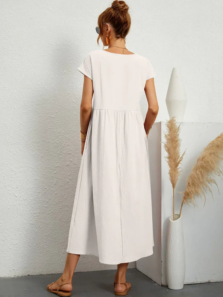 Gabrielle™ — Flowing midi dress, timeless elegance