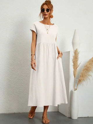Gabrielle™ — Flowing midi dress, timeless elegance