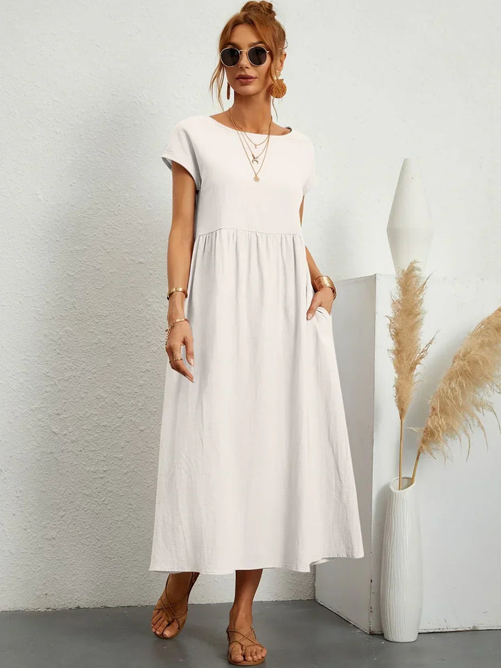 Gabrielle™ — Flowing midi dress, timeless elegance