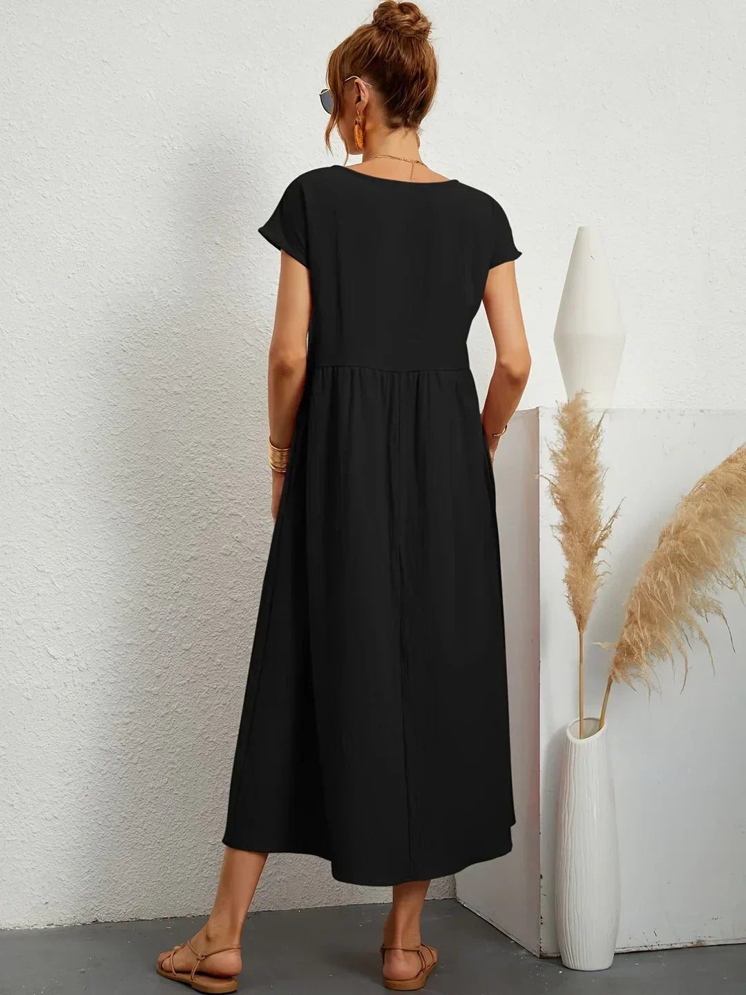 Gabrielle™ — Flowing midi dress, timeless elegance