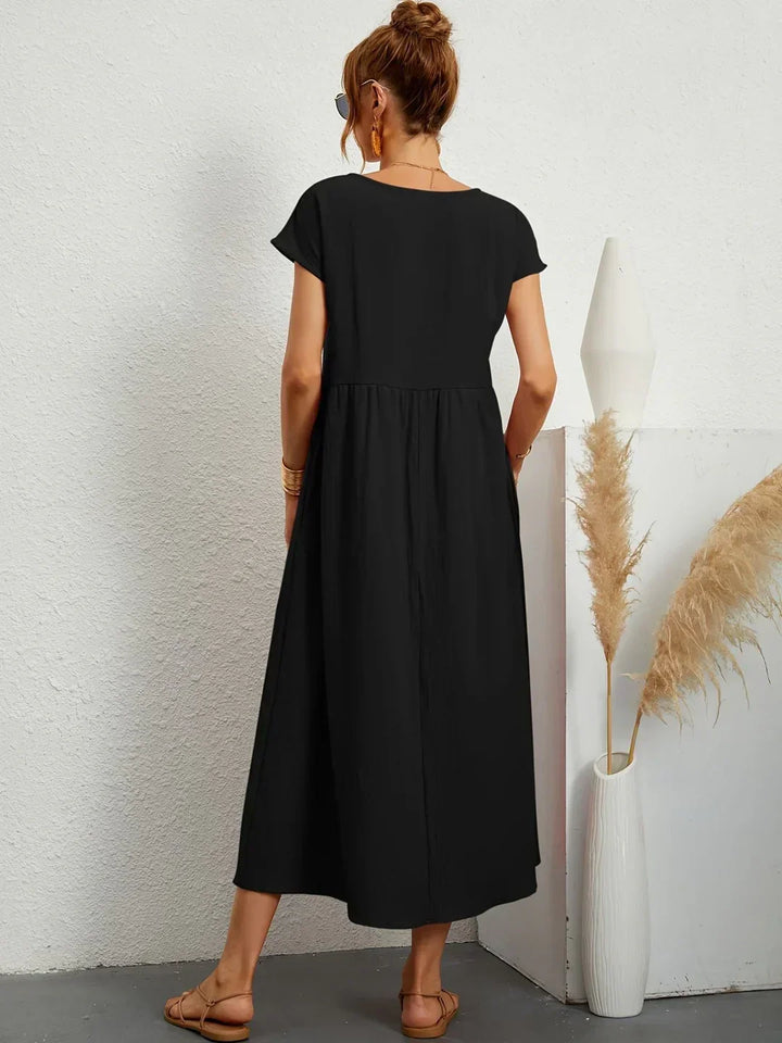 Gabrielle™ — Flowing midi dress, timeless elegance