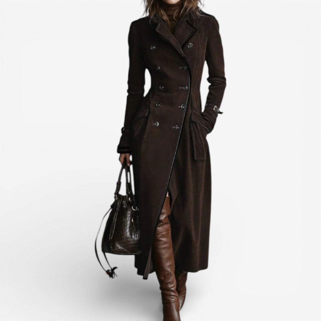 Éléonore — Long Coat with Timeless Elegance