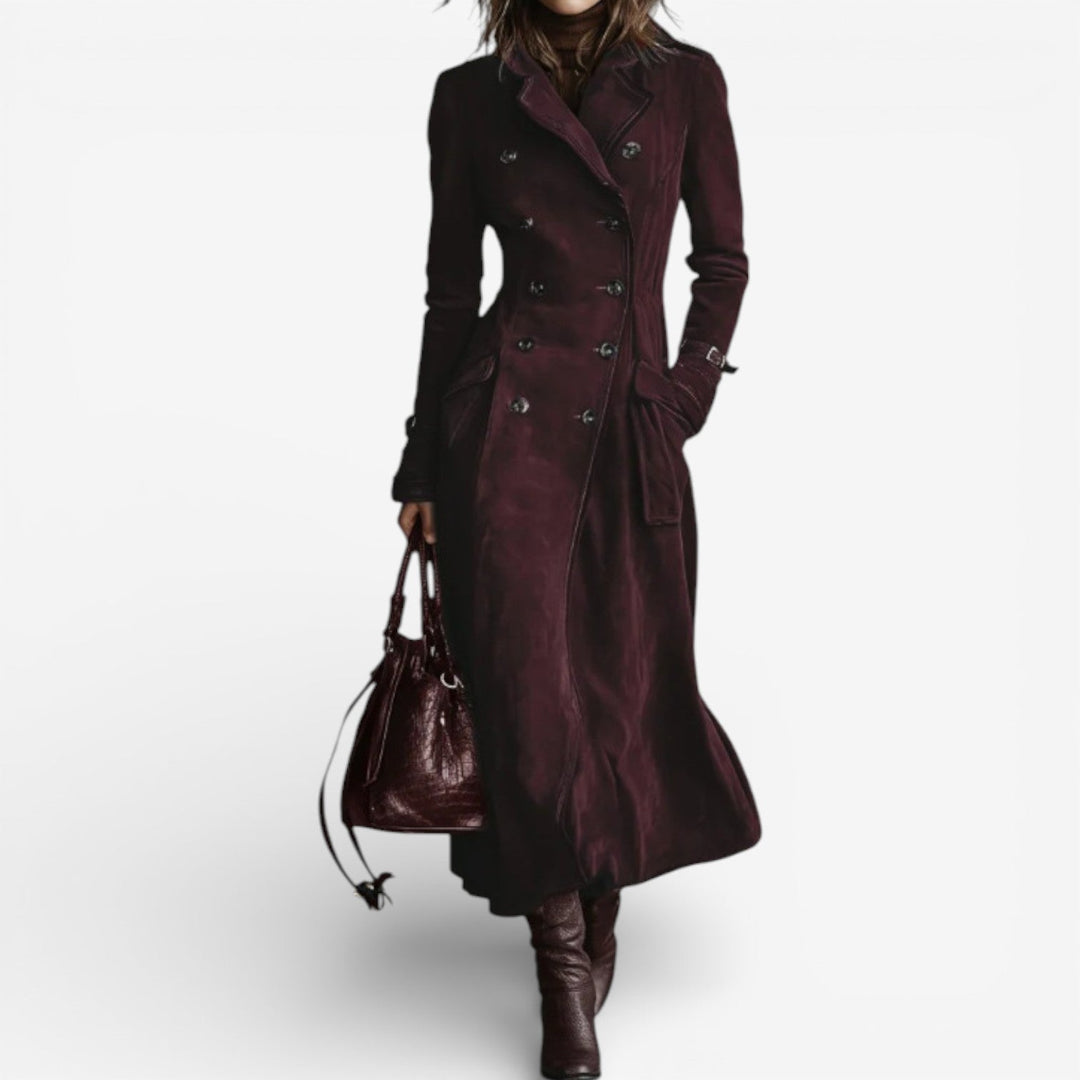 Éléonore — Long Coat with Timeless Elegance