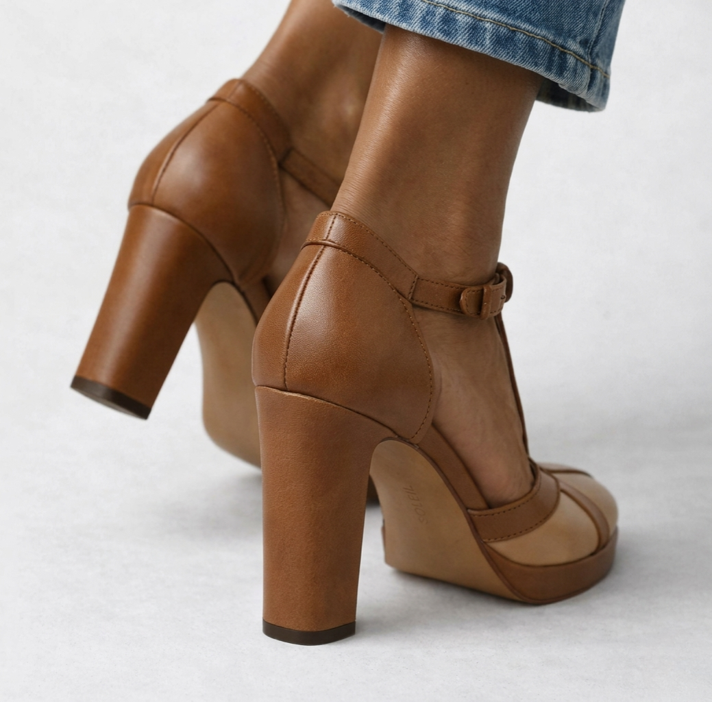 Maëlyne™ — Retro elegant pumps with ergonomic support