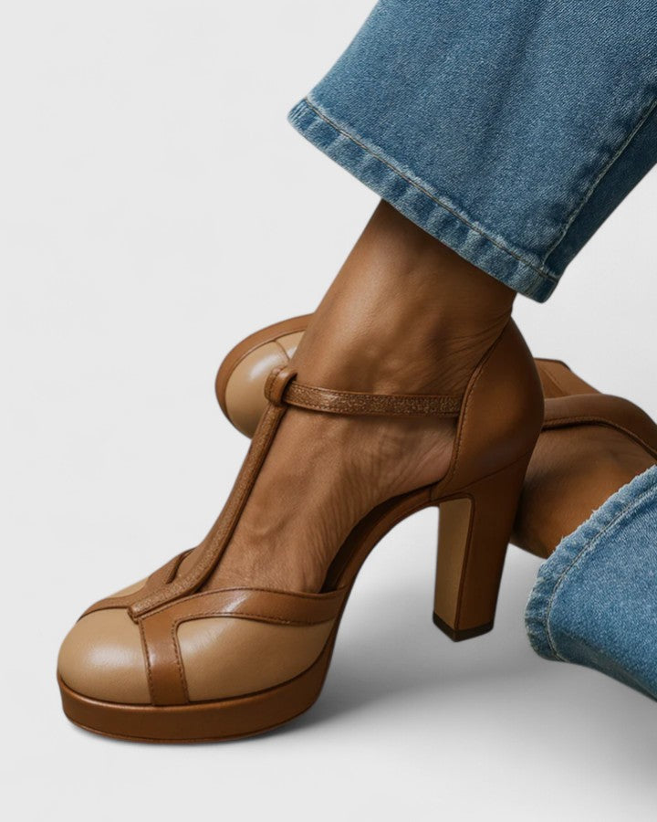 Maëlyne™ — Retro elegant pumps with ergonomic support