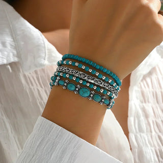 Maëlys™ — Refined turquoise multi-strand bracelet
