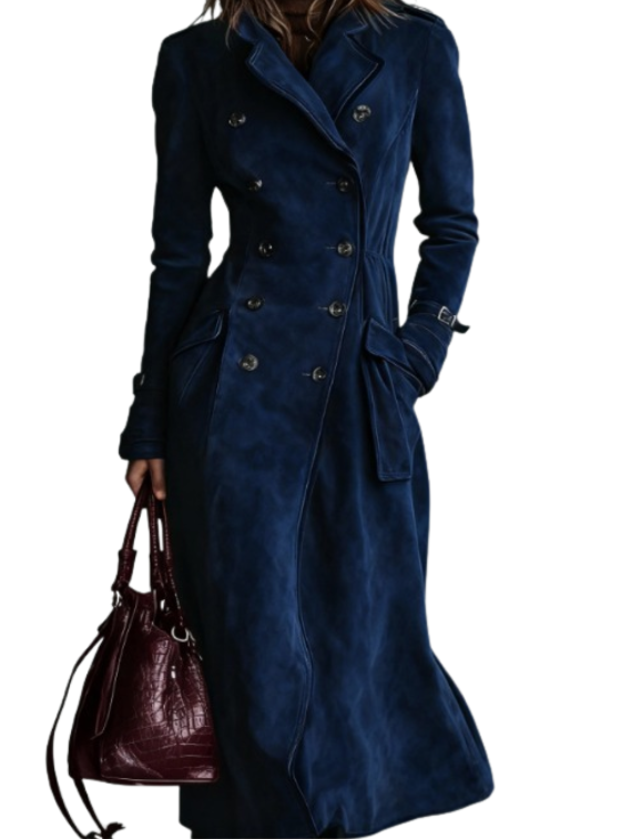 Éléonore — Long Coat with Timeless Elegance