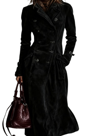 Éléonore — Long Coat with Timeless Elegance
