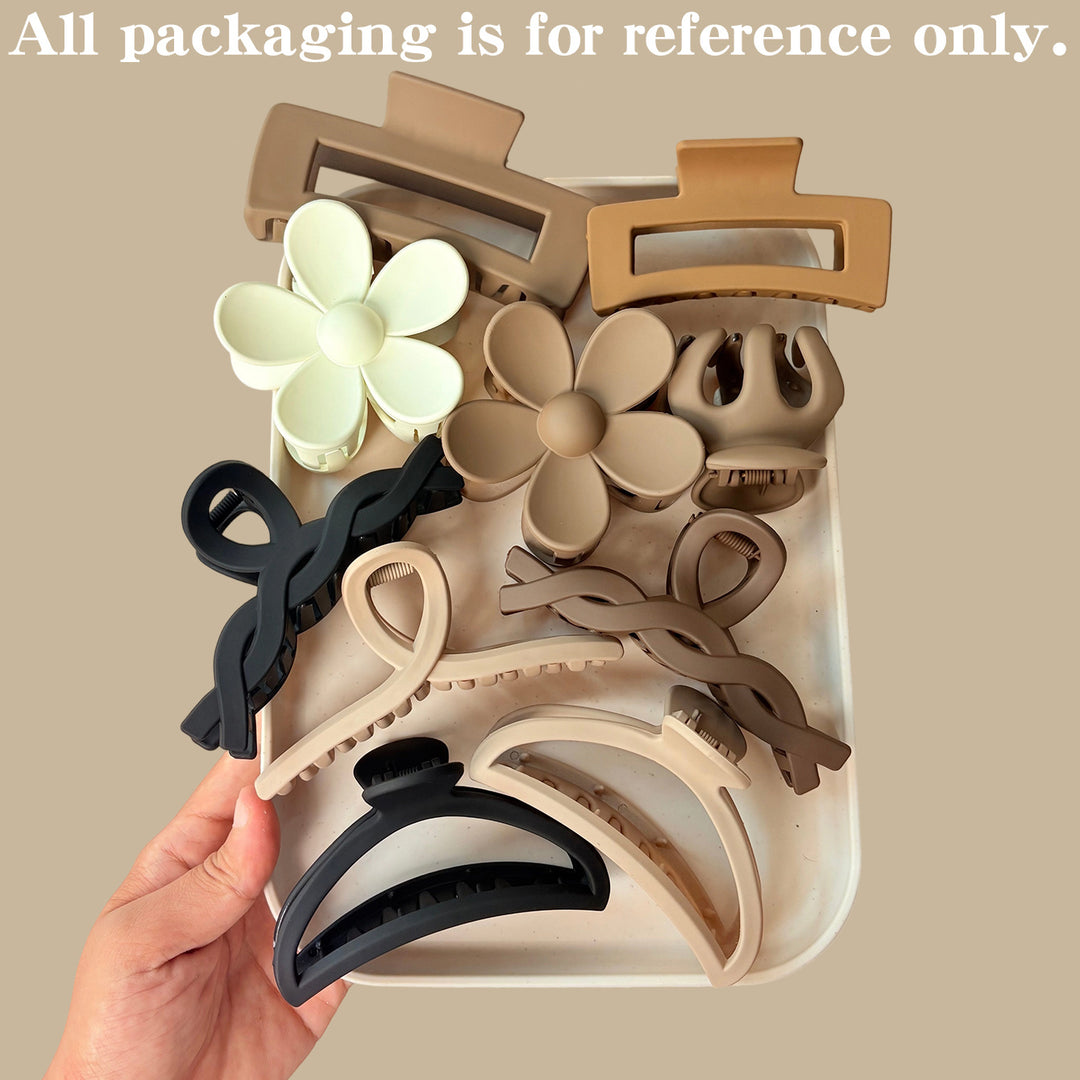 Set of 10 hair clips