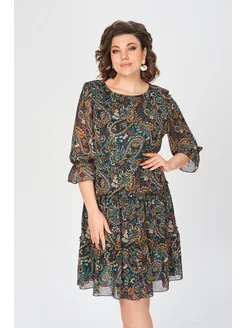 Oriane™ — Elegant floral dress with a timeless style