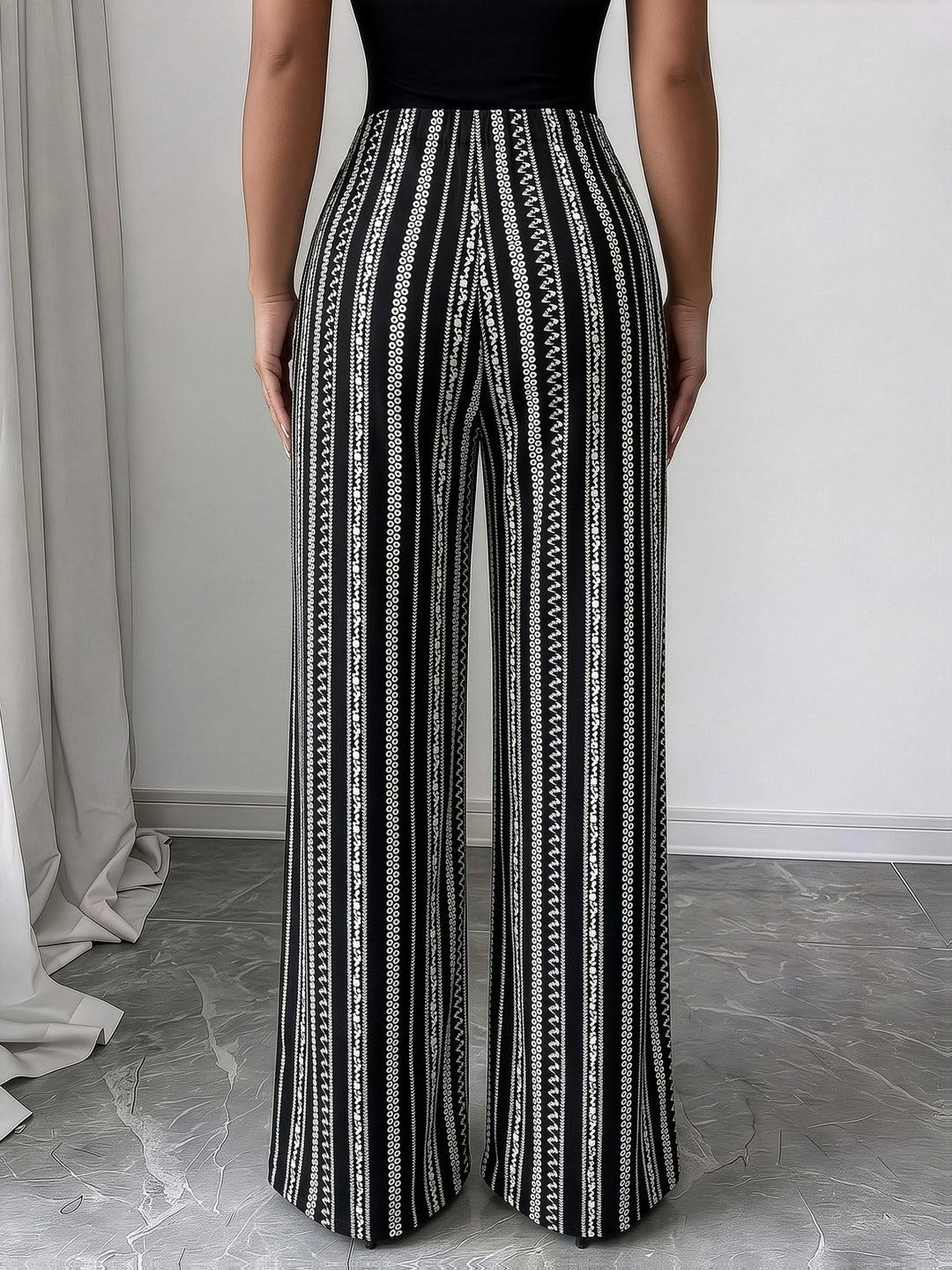 Ladies Wide Leg Trousers