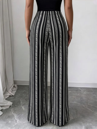 Ladies Wide Leg Trousers