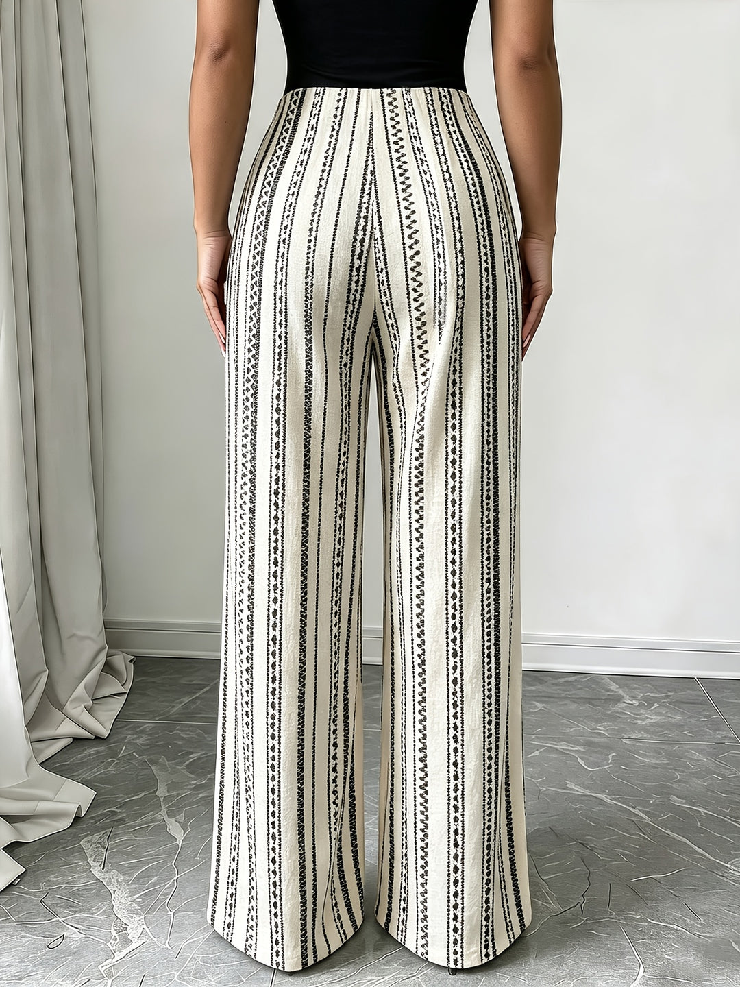 Ladies Wide Leg Trousers