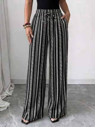 Ladies Wide Leg Trousers