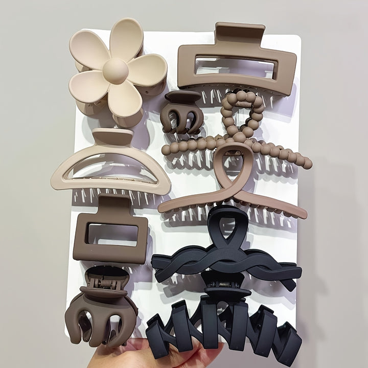 Set of 10 hair clips